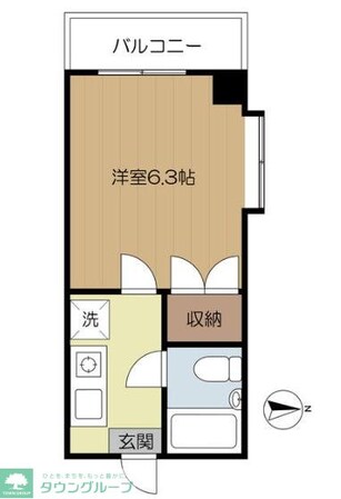 グロージェン代沢の物件間取画像